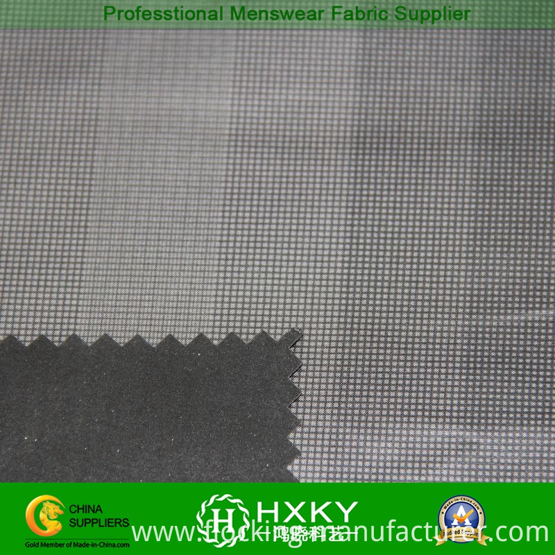Gradient Stripe Embossed Polyester Taffeta Fabric for Men's Casual Jacket